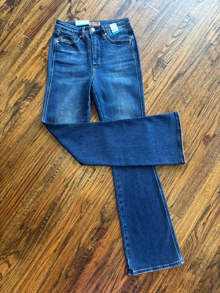 Mid Dark Wash Bootcut Jeans