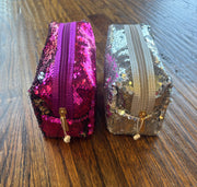 Sequin Zipper Bags