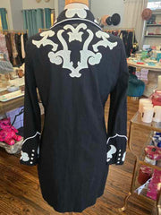 Black Boot Stitch Dress