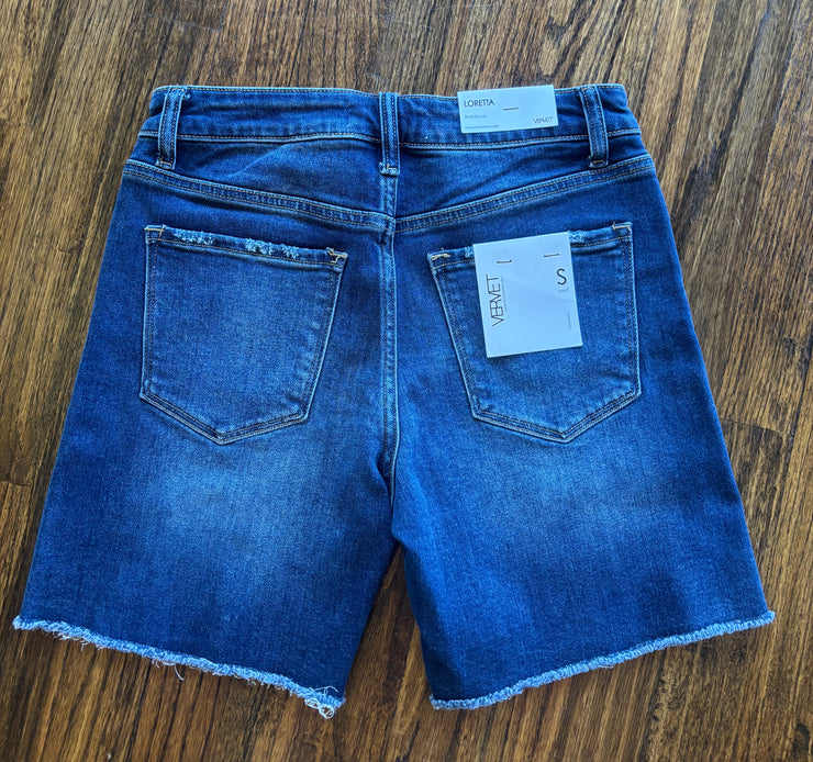Loretta Mid Rise Midi Shorts