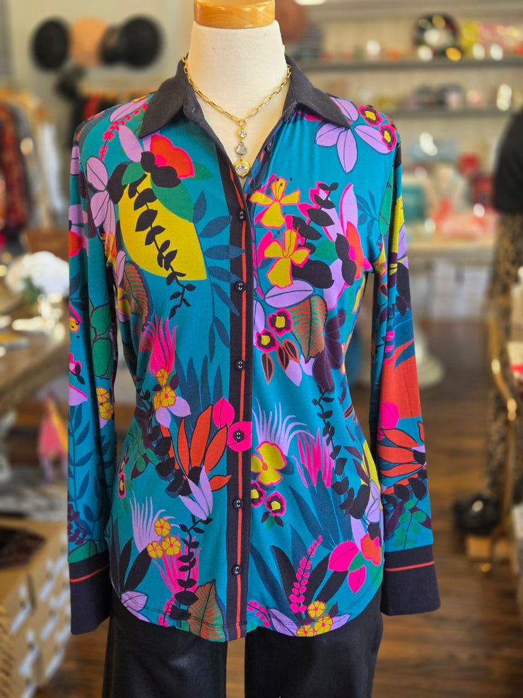 Janie House of Flowers Blouse