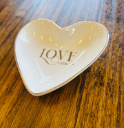 LOVE Ceramic Trinket Tray