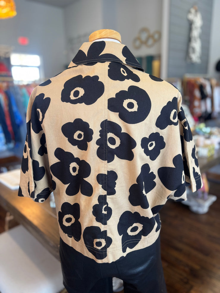 Pop Crop Flower Jacket