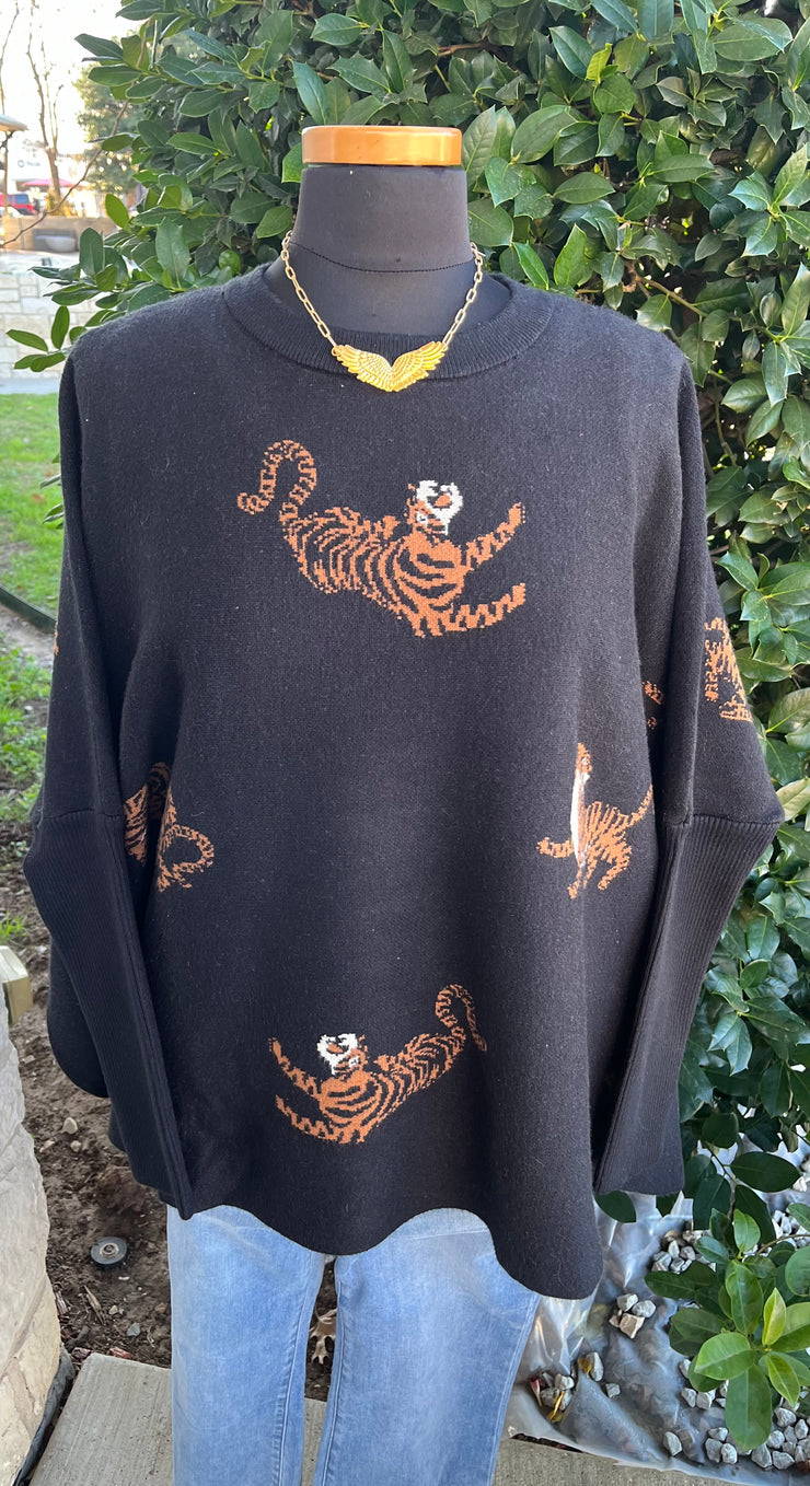 Black Tiger Sweater