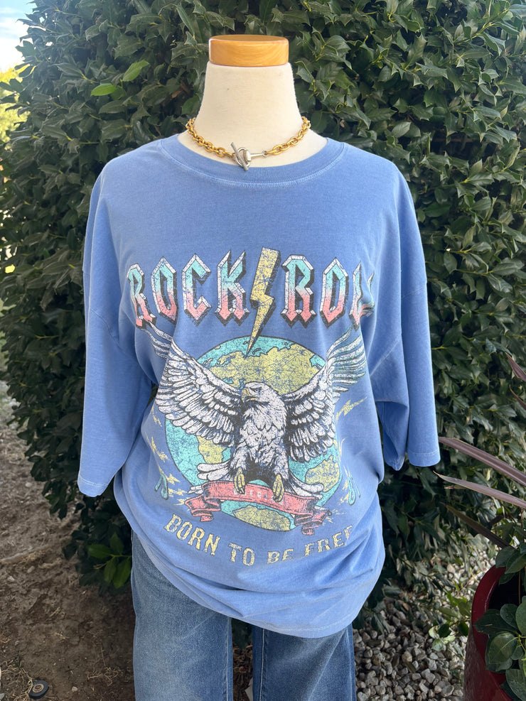 Rock N Roll Eagle Vintage Tee