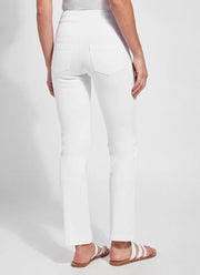 White Denim Straight Legging