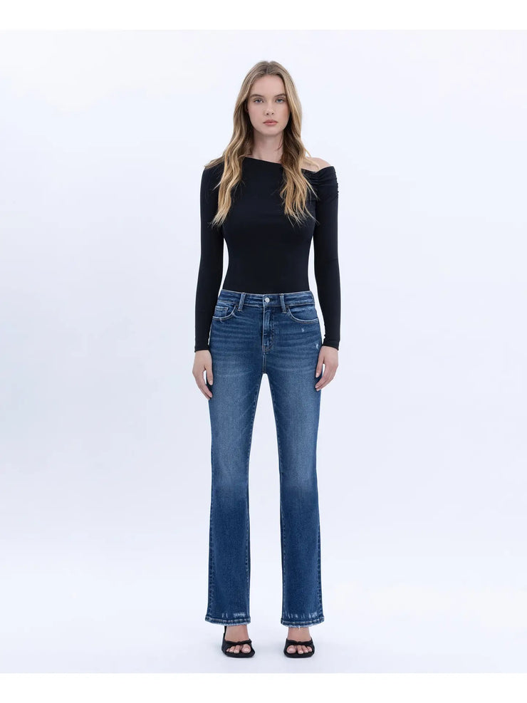High Rise Bootcut Jeans