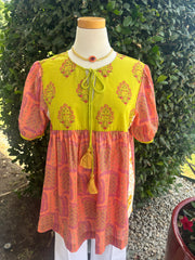 Cutie Floral Patch Top