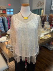 Pearl and Shine Embellished Topper