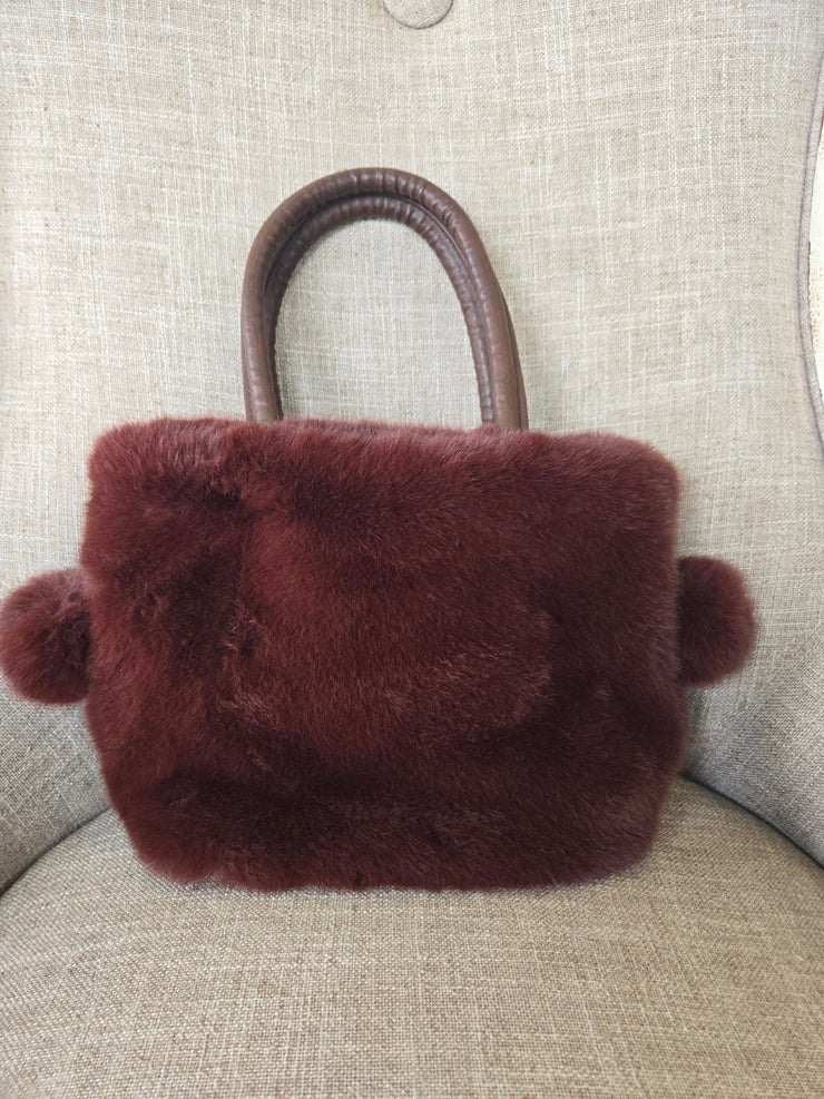 Brown Fur Bag