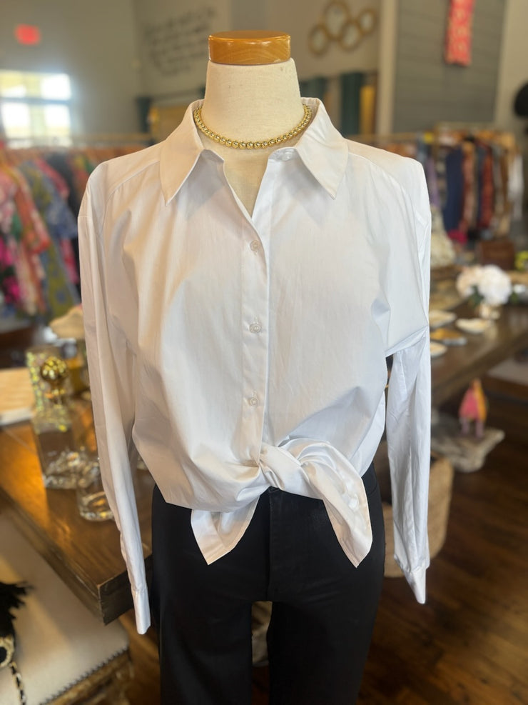 White Button Down Shirt