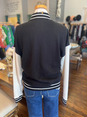 Black and White Varsity Jacket