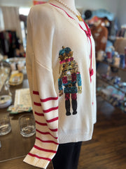 Sequin Nutcracker Sweater