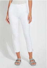 White Denim Crop Legging
