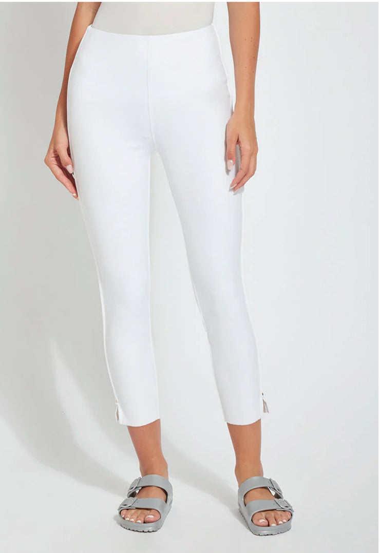 White Denim Crop Legging
