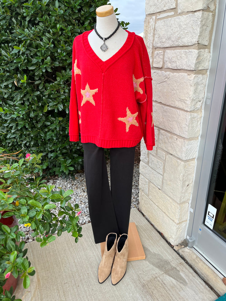 Red Star Sweater