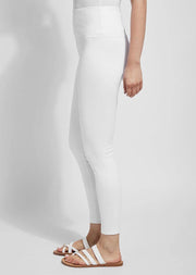 White Denim Slim Legging