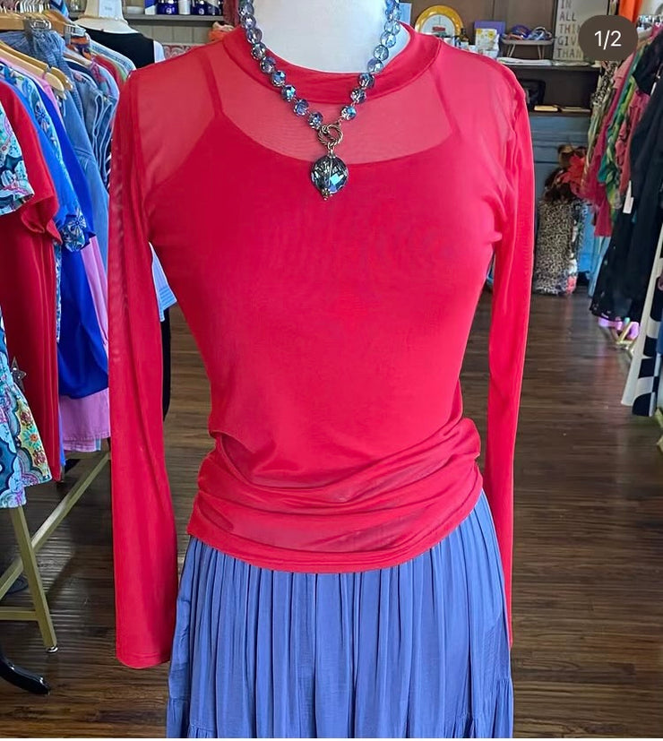 Mesh Layering Top