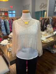 Pearl and Shine Embellished Topper