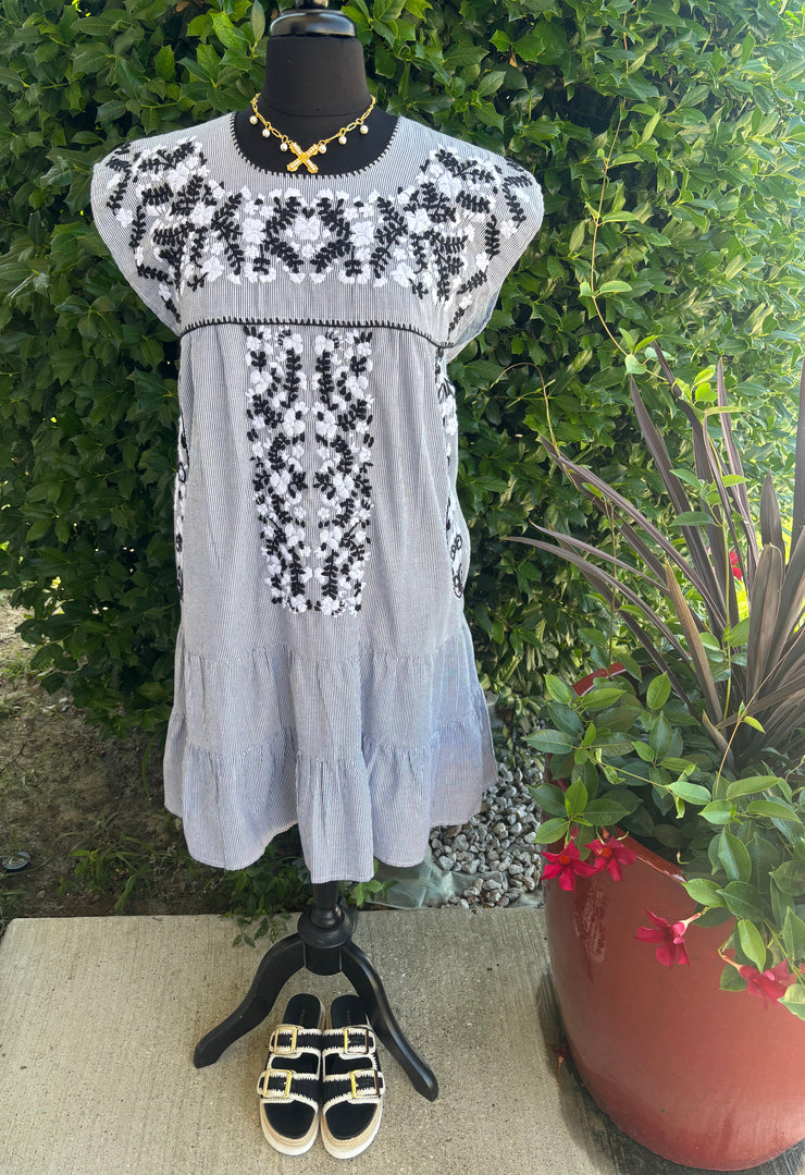 Cynthia Embroidered Dress