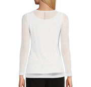 White Mesh Top