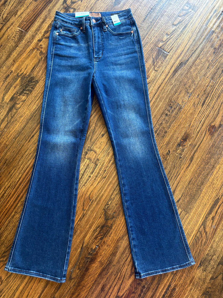 Mid Dark Wash Bootcut Jeans