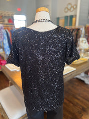 Sparkle V Neck Tee