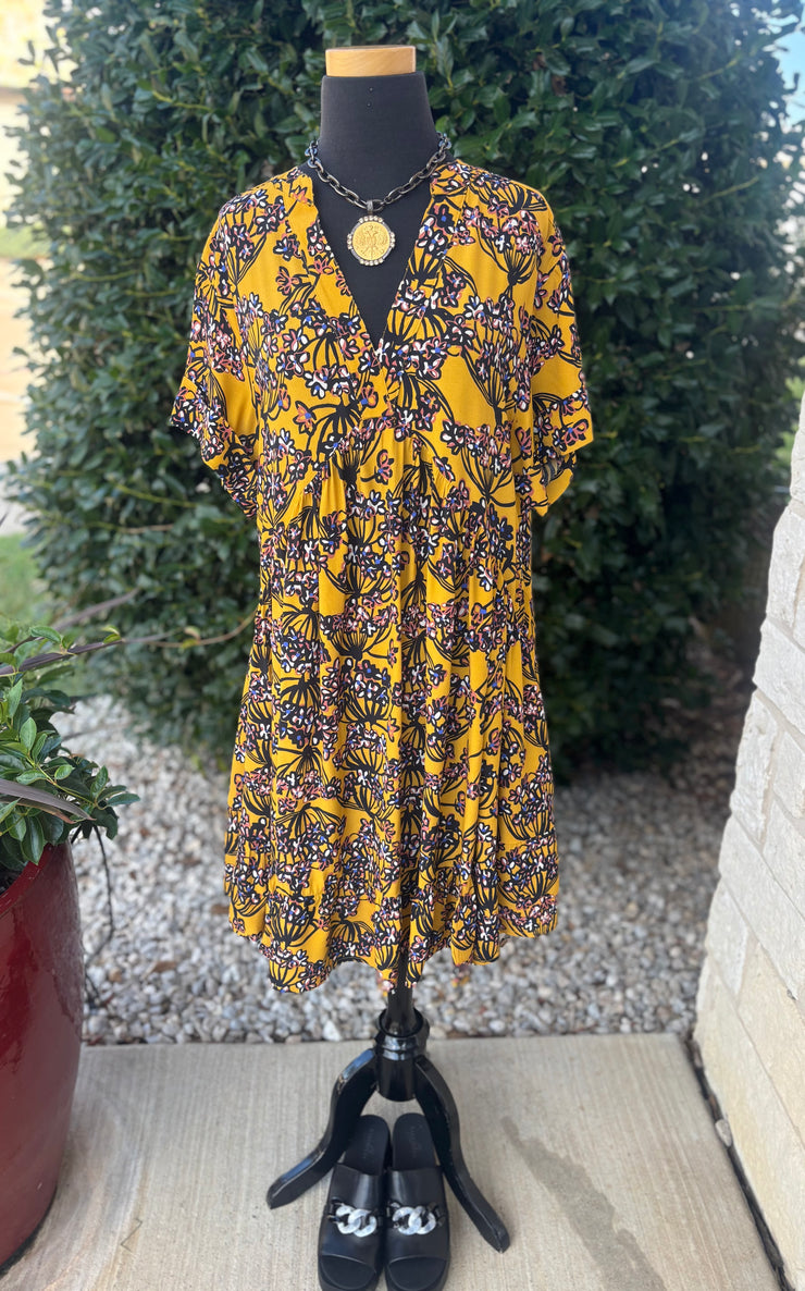 Golden Bouquet Dress