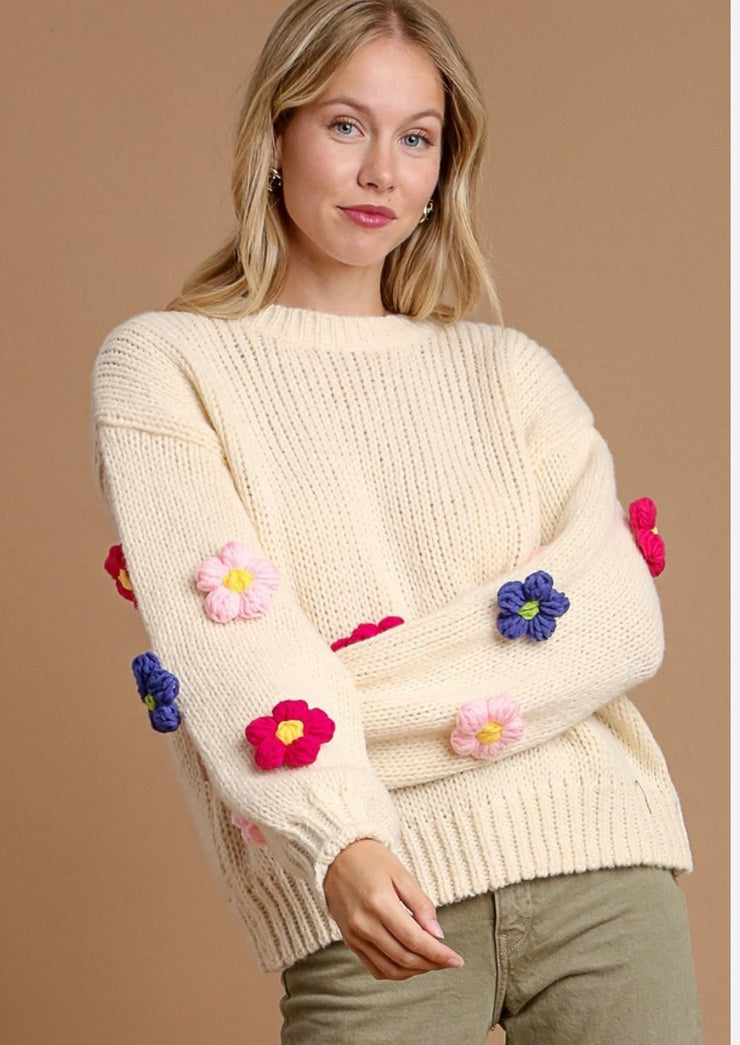 Natural Daisy Sweater