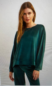 Evergreen Velour Set