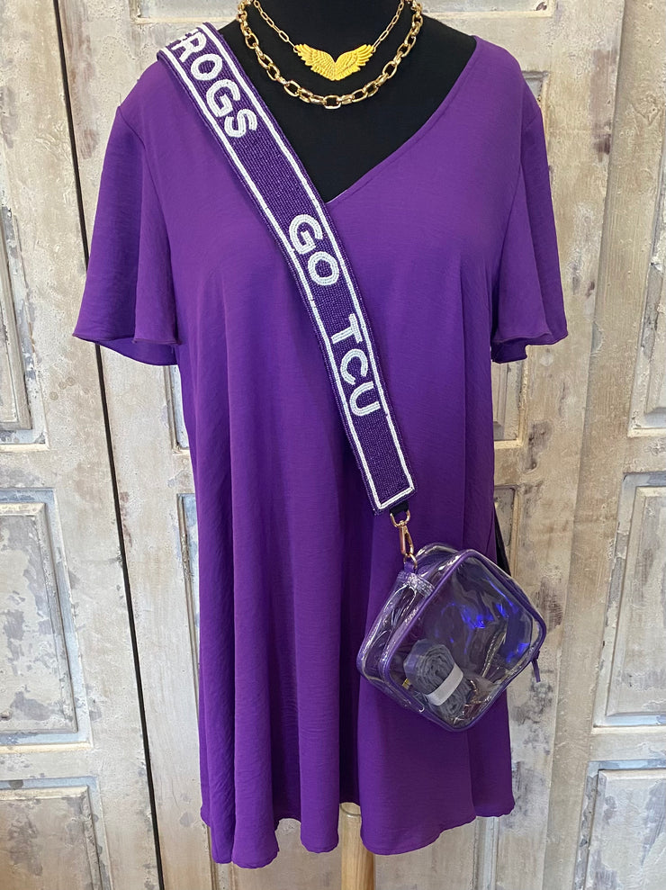 Purple Shift Dress