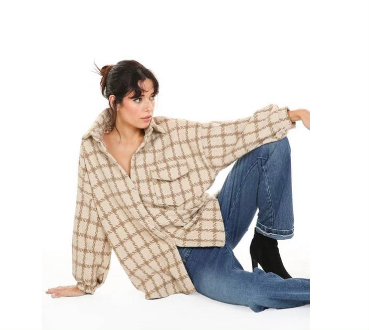 Houndstooth Shacket