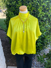 Electric Satin Blouse