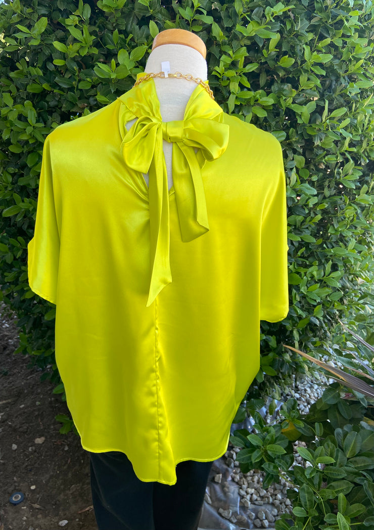 Electric Satin Blouse