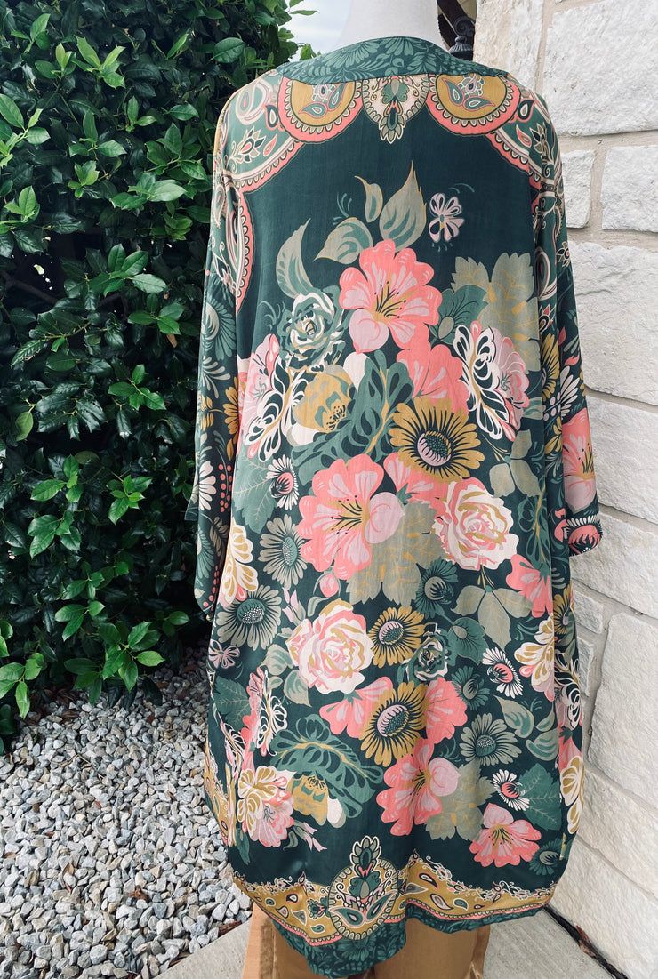 Powder Long Kimono
