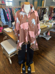 Desert Horse Tassel Top