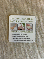 Lotion Candle- French Fig & Amber 10 oz