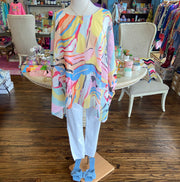 Pink Mix Kaftan