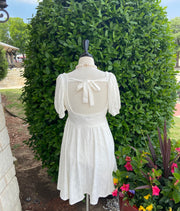 White Eyelet Dress