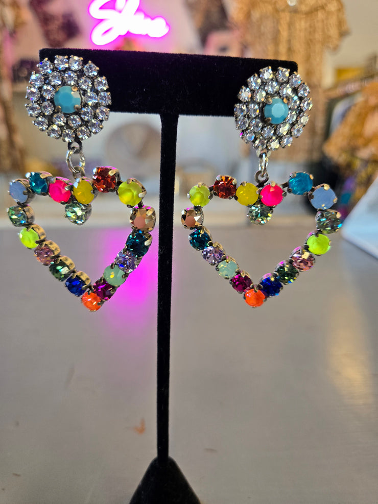 Max Pop Heart Earrings