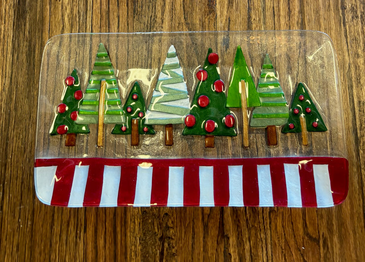 Seasonal Glass Platters