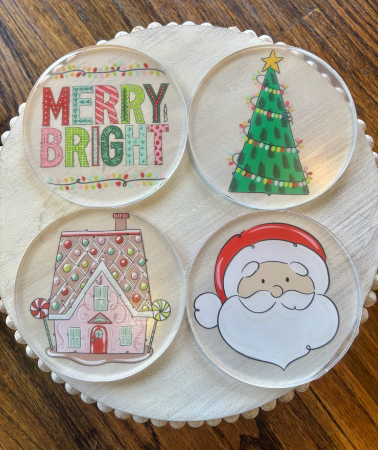 Merry and Bright Coaster Set