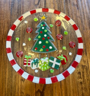 Seasonal Glass Platters