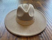 Neutral Grey Studded Hat