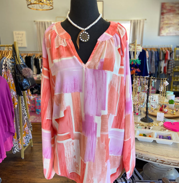 Painted Pastel Top