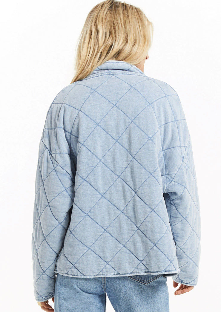 Washed denim jacket