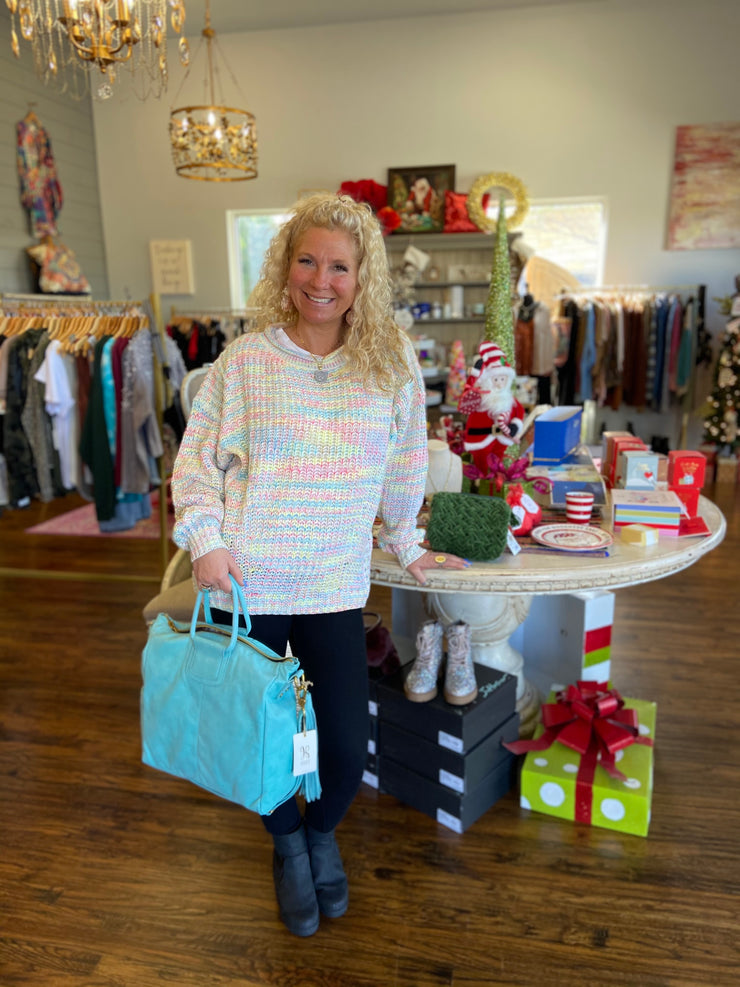 Cotton candy sweater