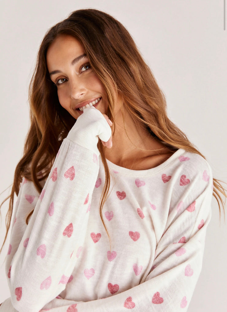 Izzy Heart Long Sleeve Top
